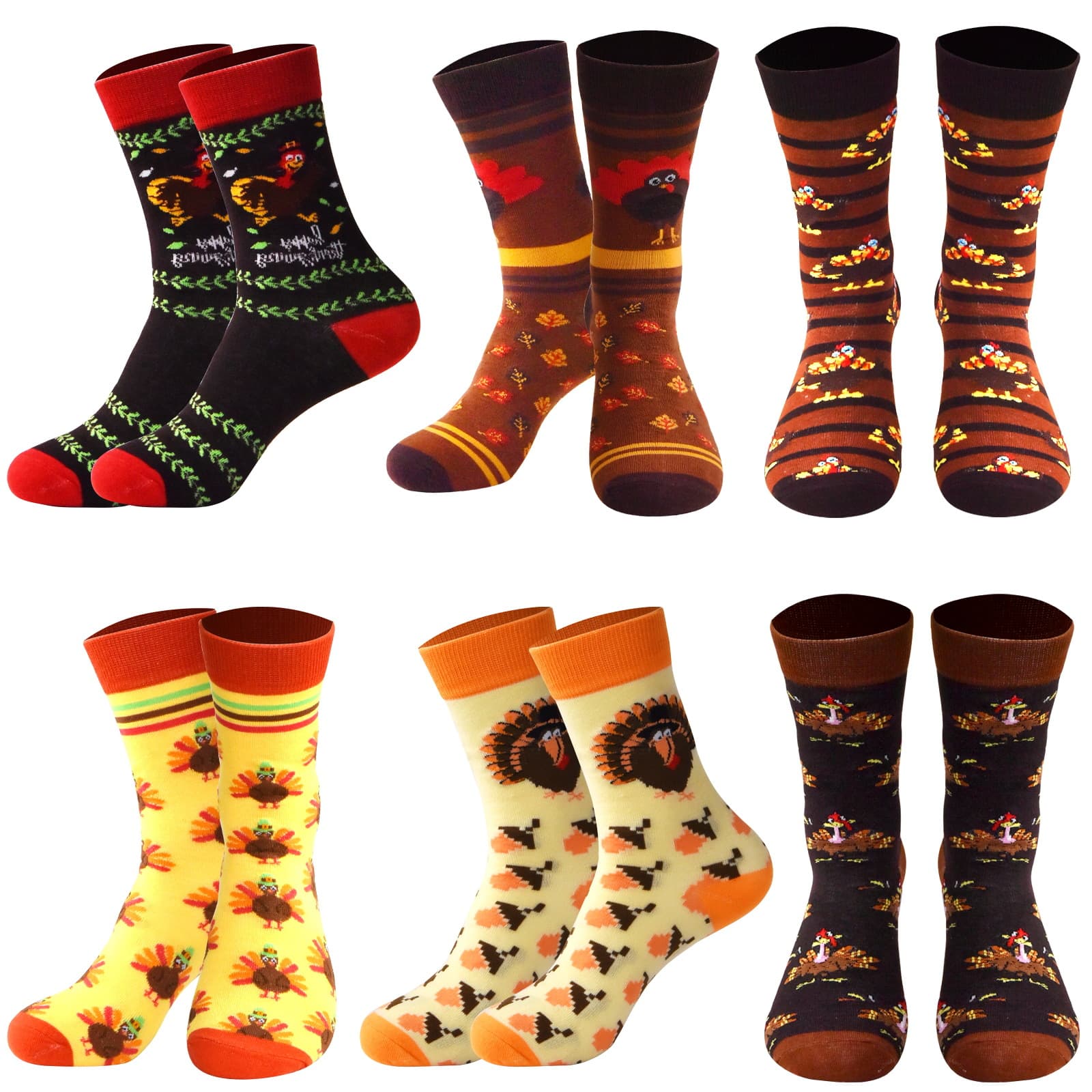 Adult cross-border e-commerce Thanksgiving hot sale trendy mid-calf socks