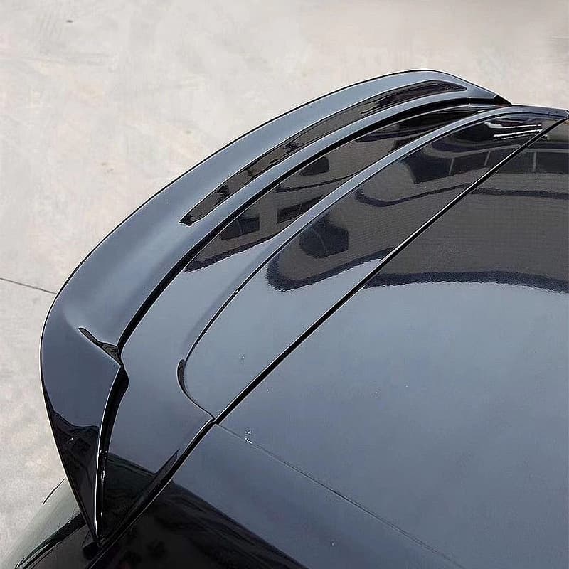 Suitable for Golf 6RZ rear wing, bright black rear wing, Golf 6RZ modified accessories, rear wing, dedicated without drilling.