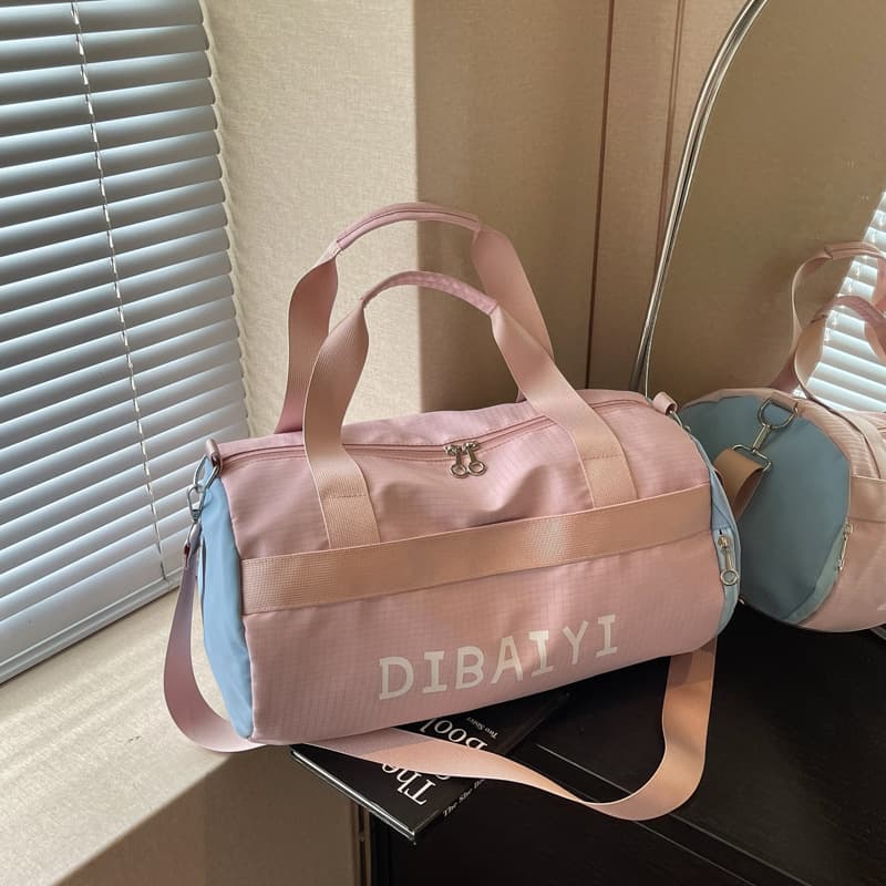 New Travel Bag Fashionable Handheld Short Trip Lightweight Luggage Bag Sports Gym Crossbody Bag Shoulder Trendy Storage Bag