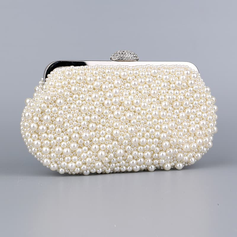 Cross-border Bestseller Evening Bag Women's Pearl Banquet Clutch Celebrity Evening Dress Qipao Versatile Evening Bag