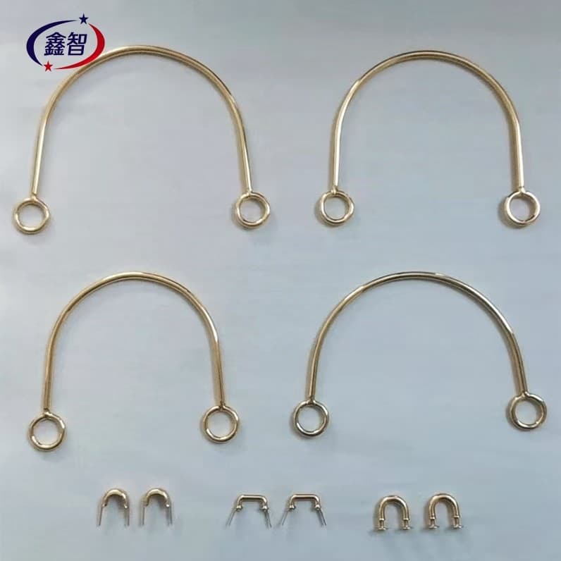Supply gift box, portable iron material, women's bag handle, gift box, U-shaped handle, mooncake box, handbag hardware accessories