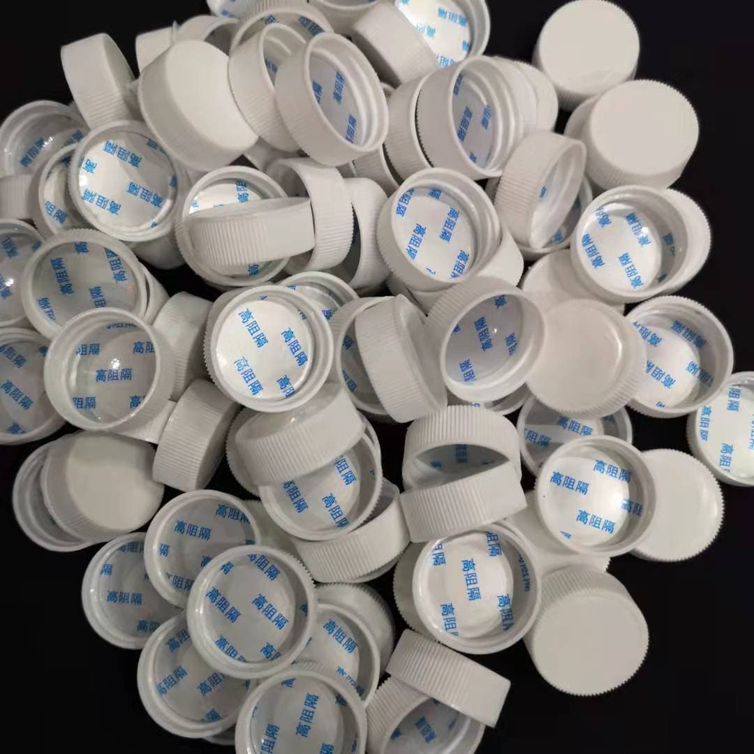 28/400 cap plastic bottle cap with gasket oil stain cleaner white sealing cap sealing lid