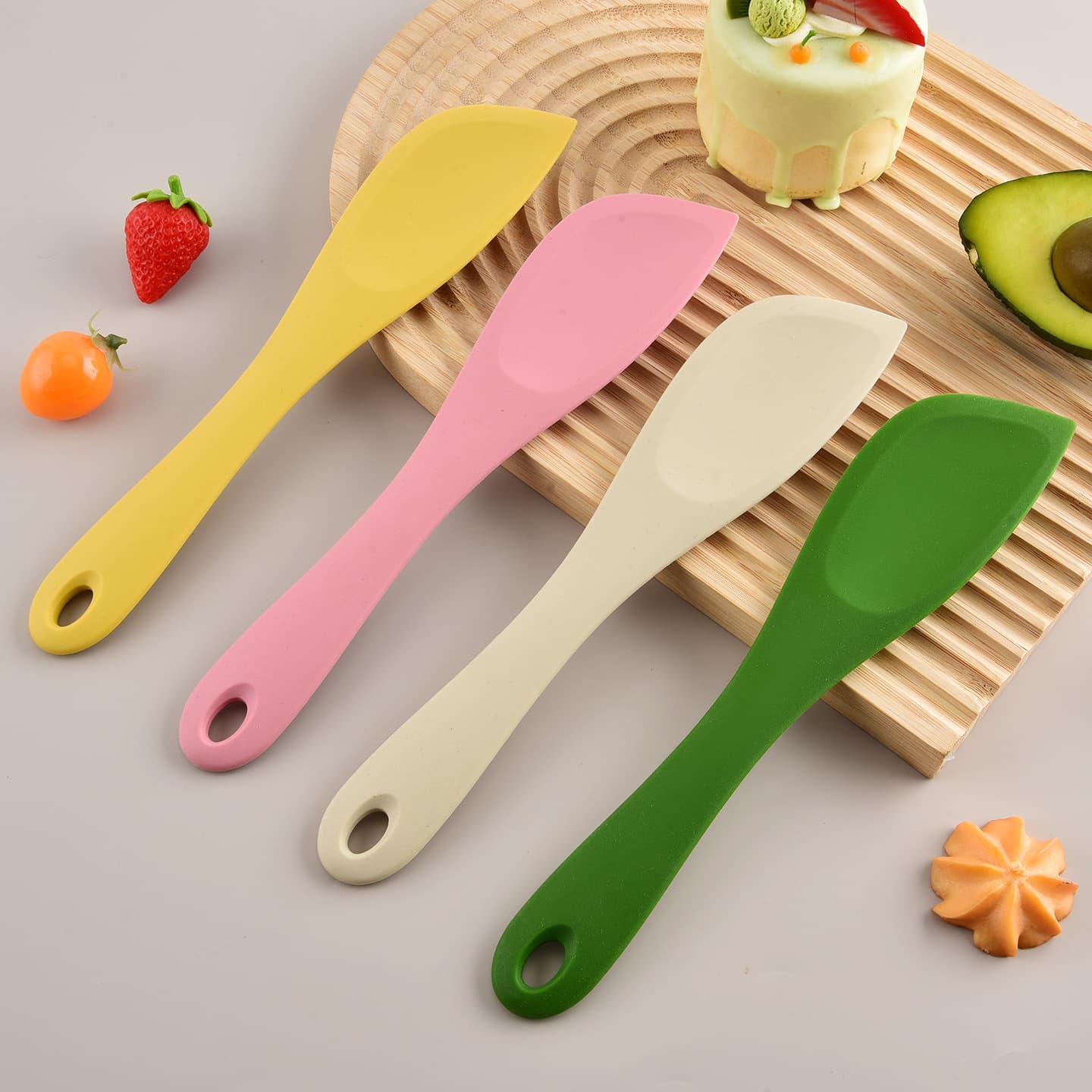 All-In-One Silicone Spatula, Chocolate Cream Mixing Spatula, Cake Baking Tool Butter Spatula