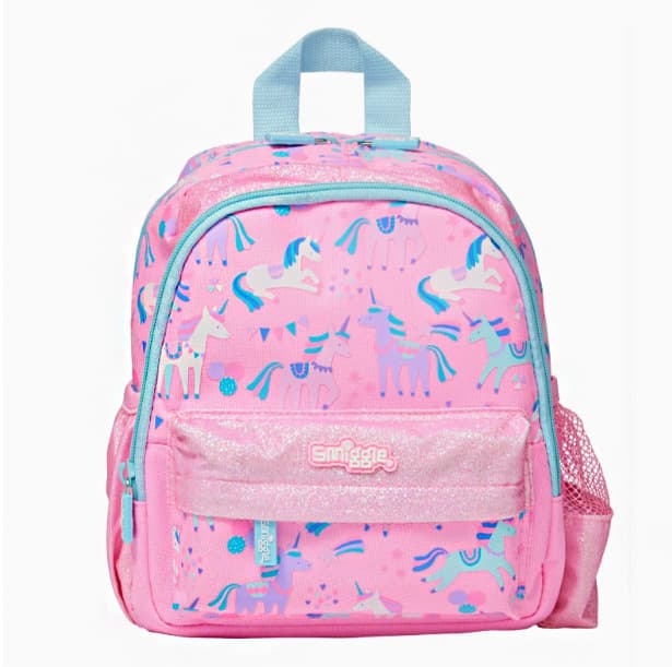 Australia Smiggle Kindergarten Backpack for Boys and Girls, Small Backpack for Kids Ages 3-6, Animal Double-Shoulder Bag