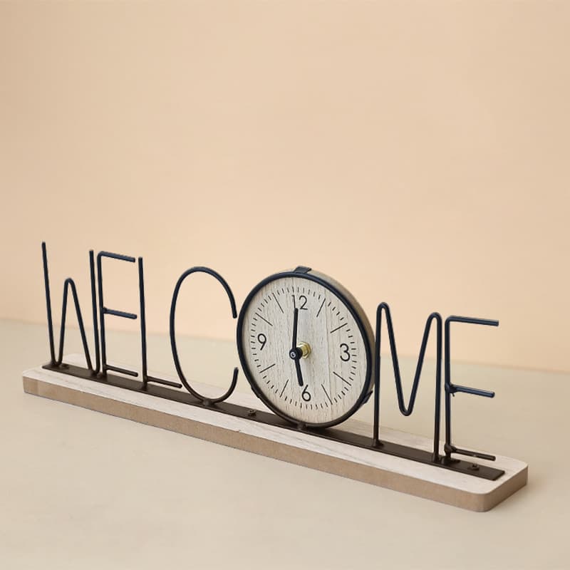 Cross-border Creative Home Living Room Bedroom Entryway Wine Cabinet Office Desk Clock Decoration TV Cabinet Ornament