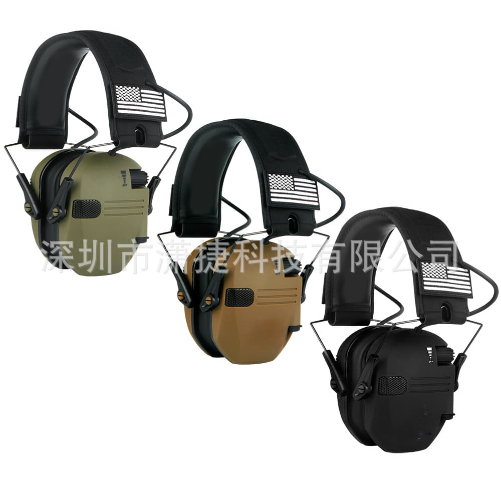 Russian Professional Anti-Noise Shooting CS Pickup Tactical Earmuffs Outdoor Soundproof Earmuffs Noise-Canceling Headphones