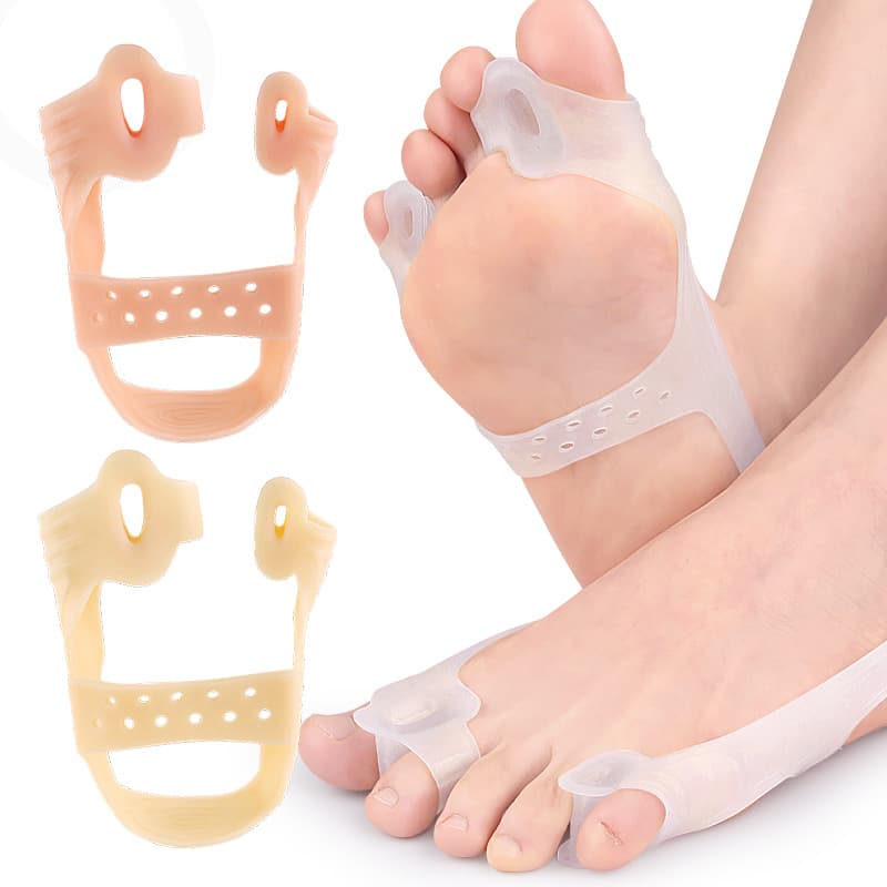 Bunion Pull Strap, Double-Hole Big Toe Bone Overlap Separator, Flexible Anti-Abrasion Small Toe Elastic Pull Band