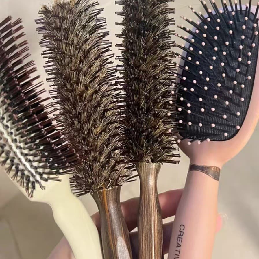 Hairbrush Bristle Processing Cushion Massage Comb Head Massage Comb Hairdressing Comb Smoothing Air Cushion Wholesale