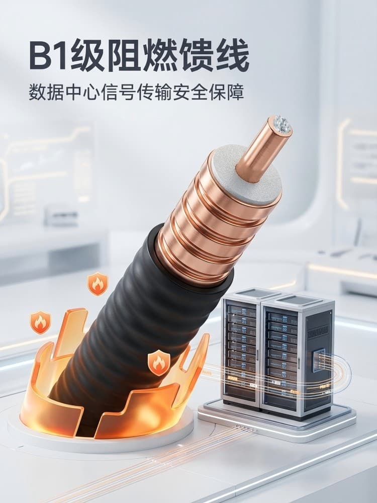 Zhongtian Xinghang 1/2 feeder HCAAYZ-50-12 coaxial RF cable flame retardant feeder base station feeder tube