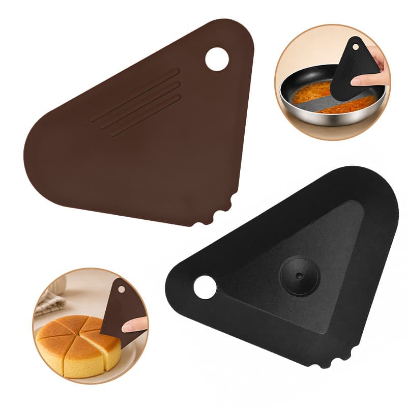 Cross-border new product PC scraper cast iron pot cleaning scraper butter scraper mold square oil scraper kitchen tool