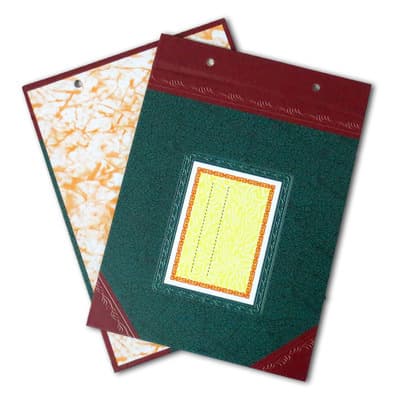 Qianglin 2902-16 Color Cover Account Folder 16K Account Book Cover Office Stationery Financial Supplies Wholesale
