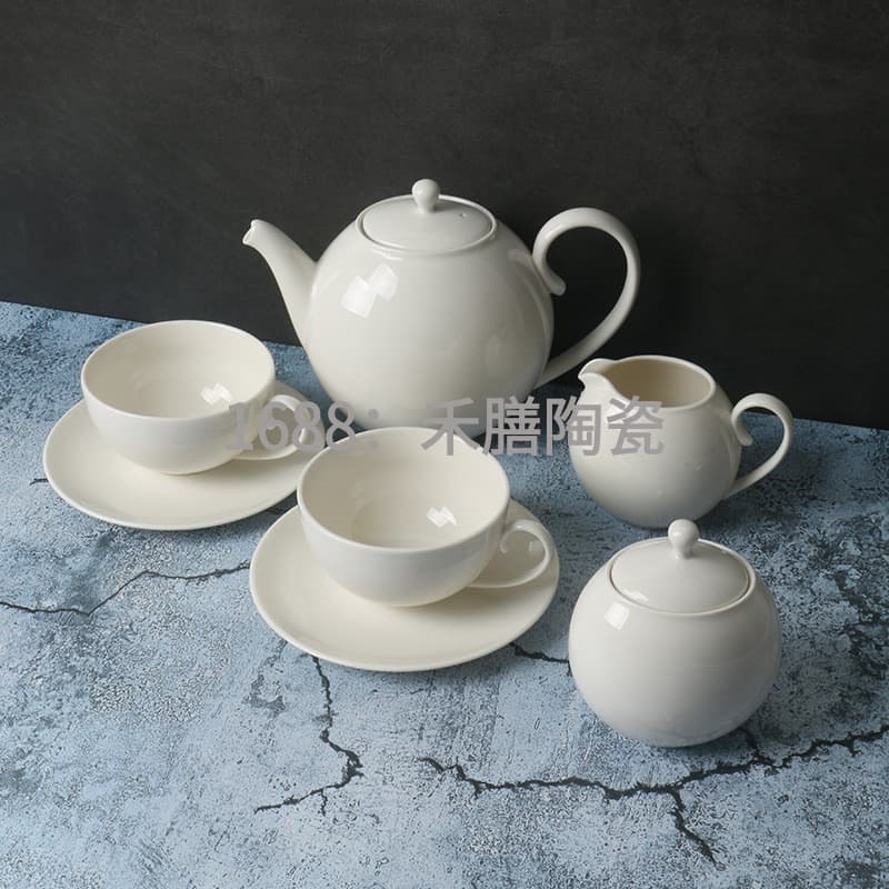 British Order Tea Set | English Afternoon Tea Teapot High-Quality New Bone China Sugar Bowl Milk Jug Coffee Cup