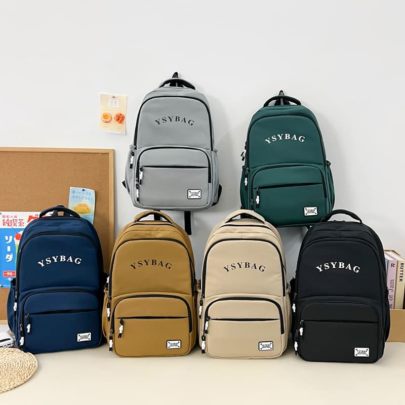 Japanese-style middle school and high school student backpack for girls, Korean version campus wide shoulder strap double-shoulder bag, large capacity backpack for boys, wholesale