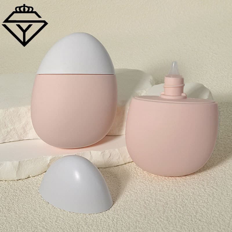 40ML Pebble Sunscreen Bottle Press Hand Cream Bottle Portable Isolation Lotion Bottle Cosmetic Packaging Material