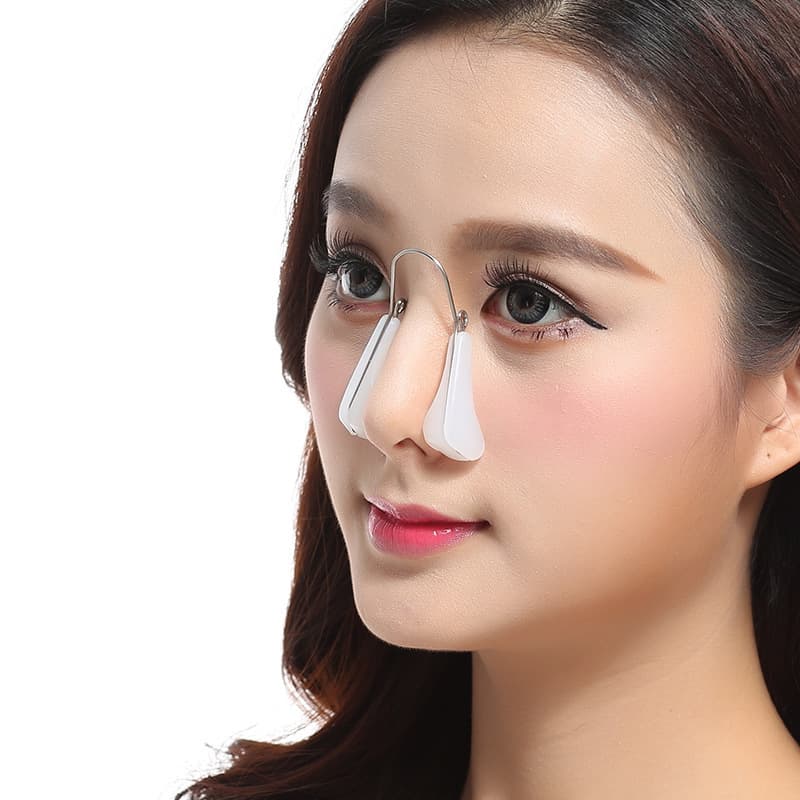 Silicone Nose Shaper Clip Day Use Nose Bridge Lifter Transparent Invisible Nose Slimmer, Nose Wing and Nostril Reducer, Beauty Tool