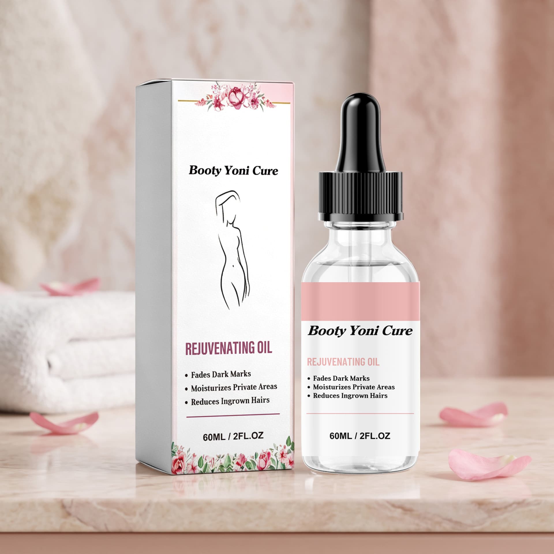 Body Care Essential Oil, Gentle Ingredients for Women's Body Skin, Lightweight and Moisturizing Convenient Care Oil