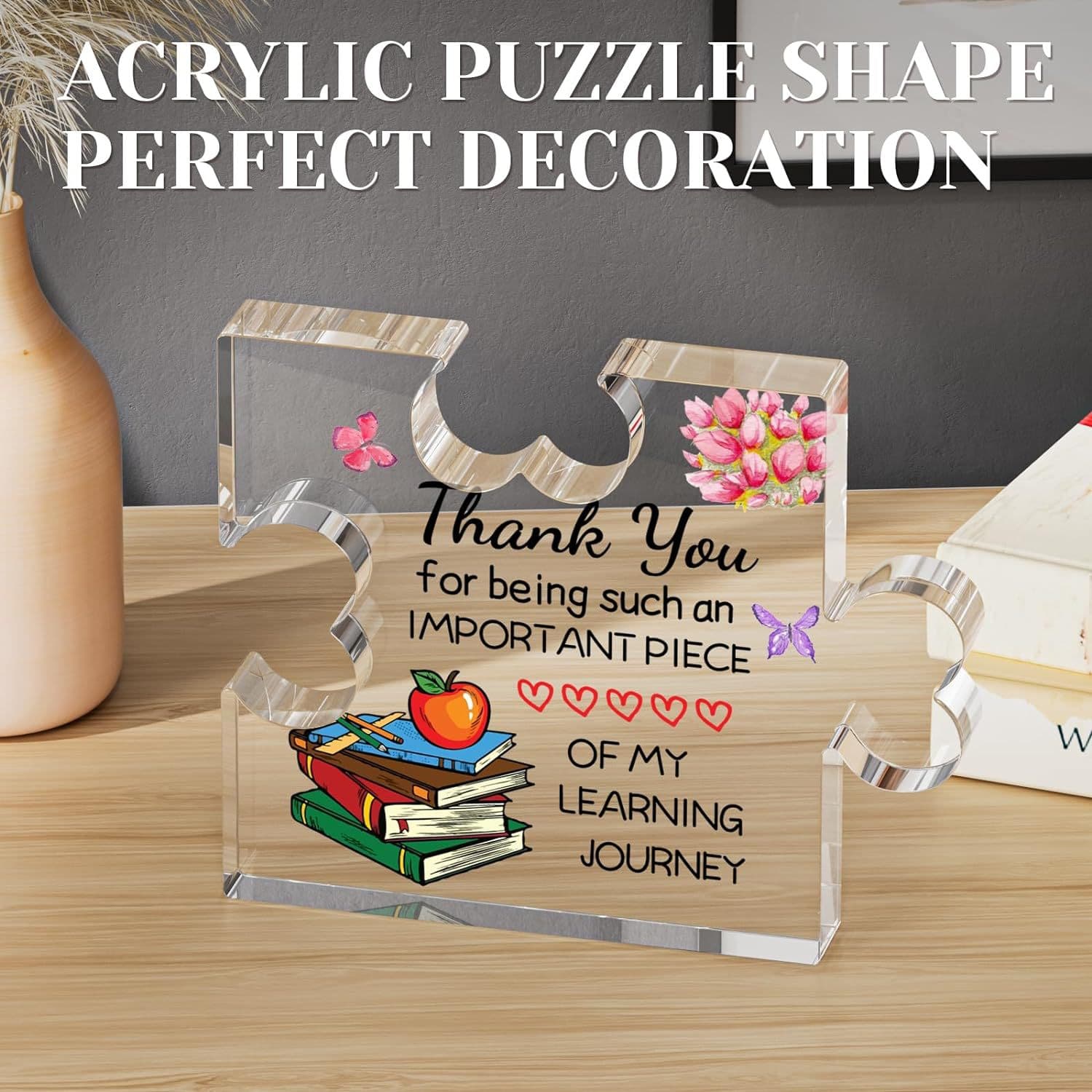 Cross-border Amazon acrylic table decorations teacher gifts female friends teachers classmates study partners roommates