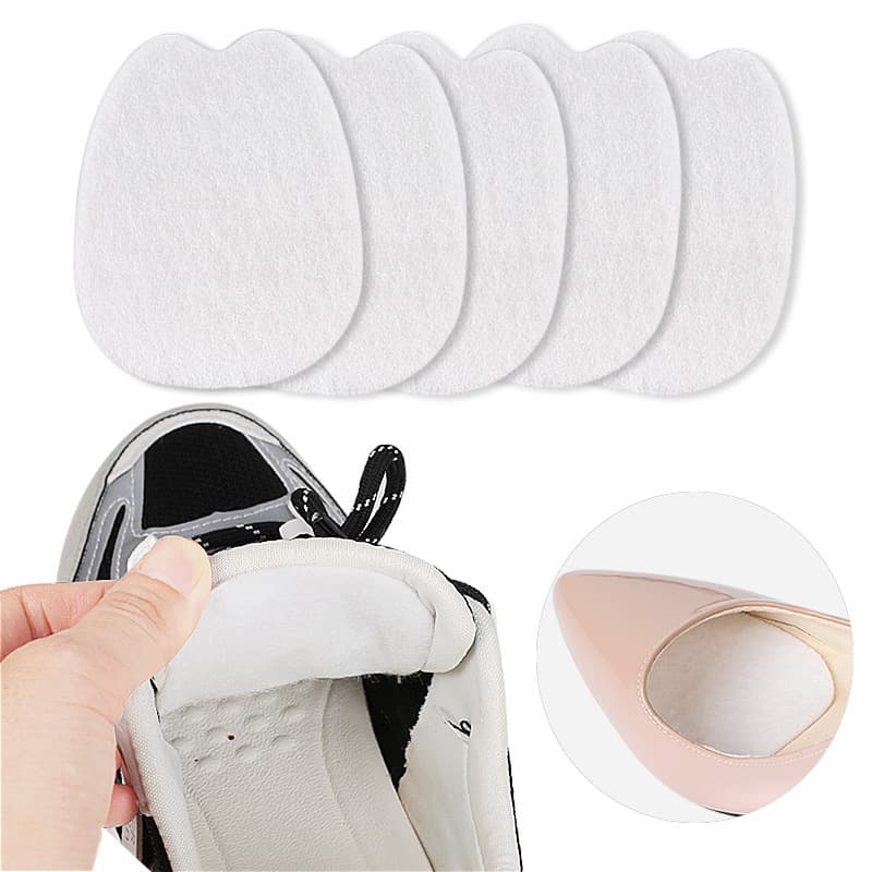 Thin felt forefoot pads, anti-blister half-size pads, corns and calluses random stickers, sports shoe anti-blister tongue pads