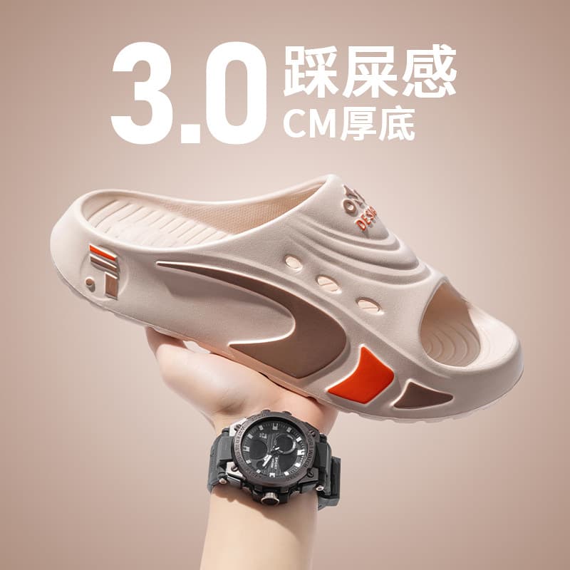 Wholesale 2026 New Summer Sports Outdoor Home Slippers for Men, Cloud-like EVA Wear-resistant Non-slip Sandals