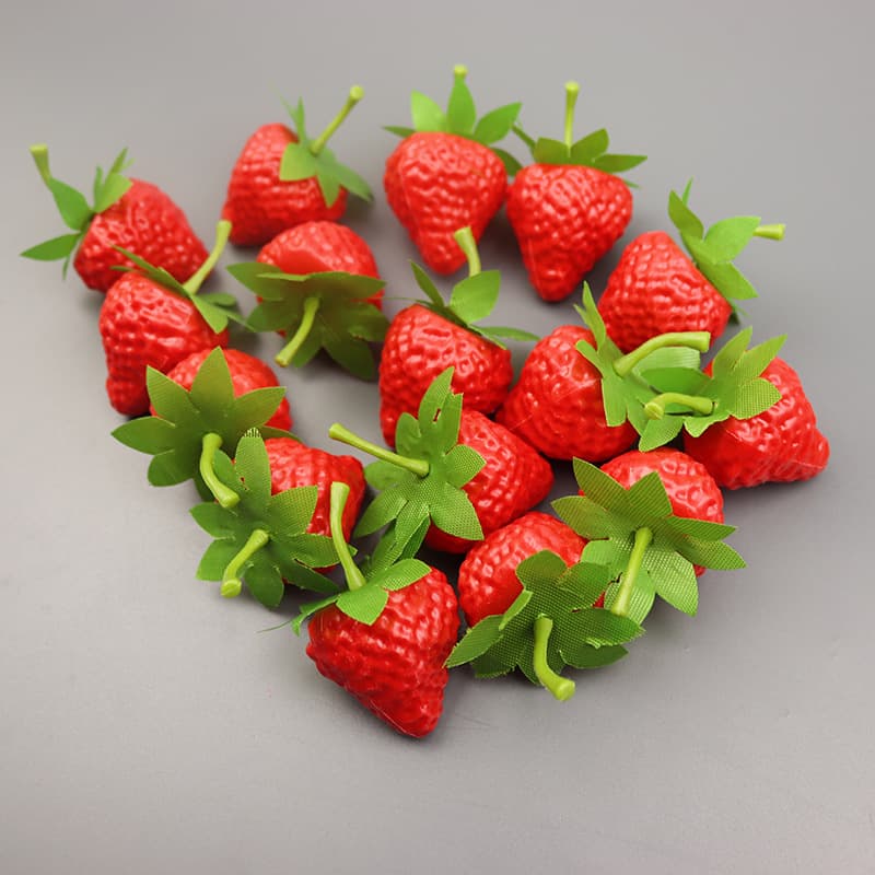 Simulated strawberry vegetable model props strawberry food food toy cabinet home model room decoration ornaments