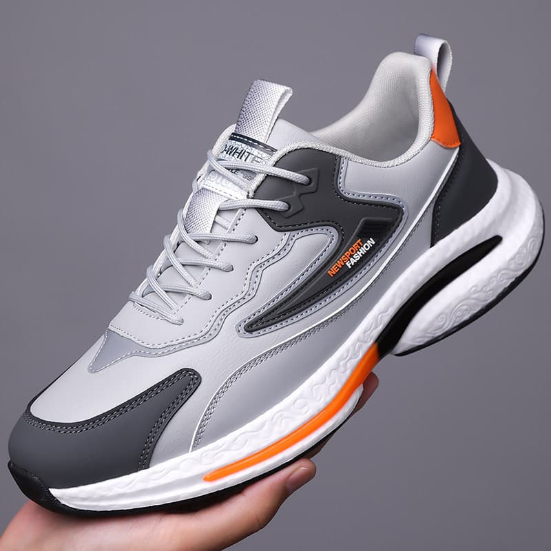 Putian Men's Shoes 2026 New Style Sports Shoes Ultra-Light Casual Shoes Soft Sole Lightweight Versatile Running Shoes Thick Sole Trendy Shoes