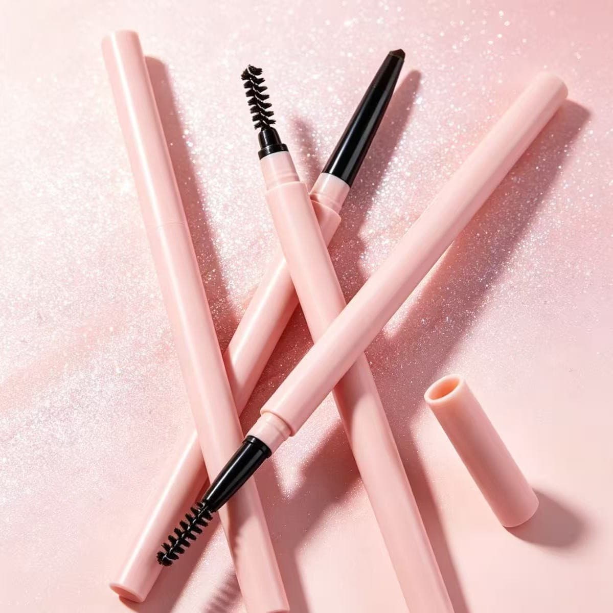 Factory Wholesale New Triangle Eyebrow Pencil Tubes, Eyeliner Gel Pen Tubes, Eyebrow Dye Pens, Cosmetic Packaging Materials, Direct Manufacturer Sales