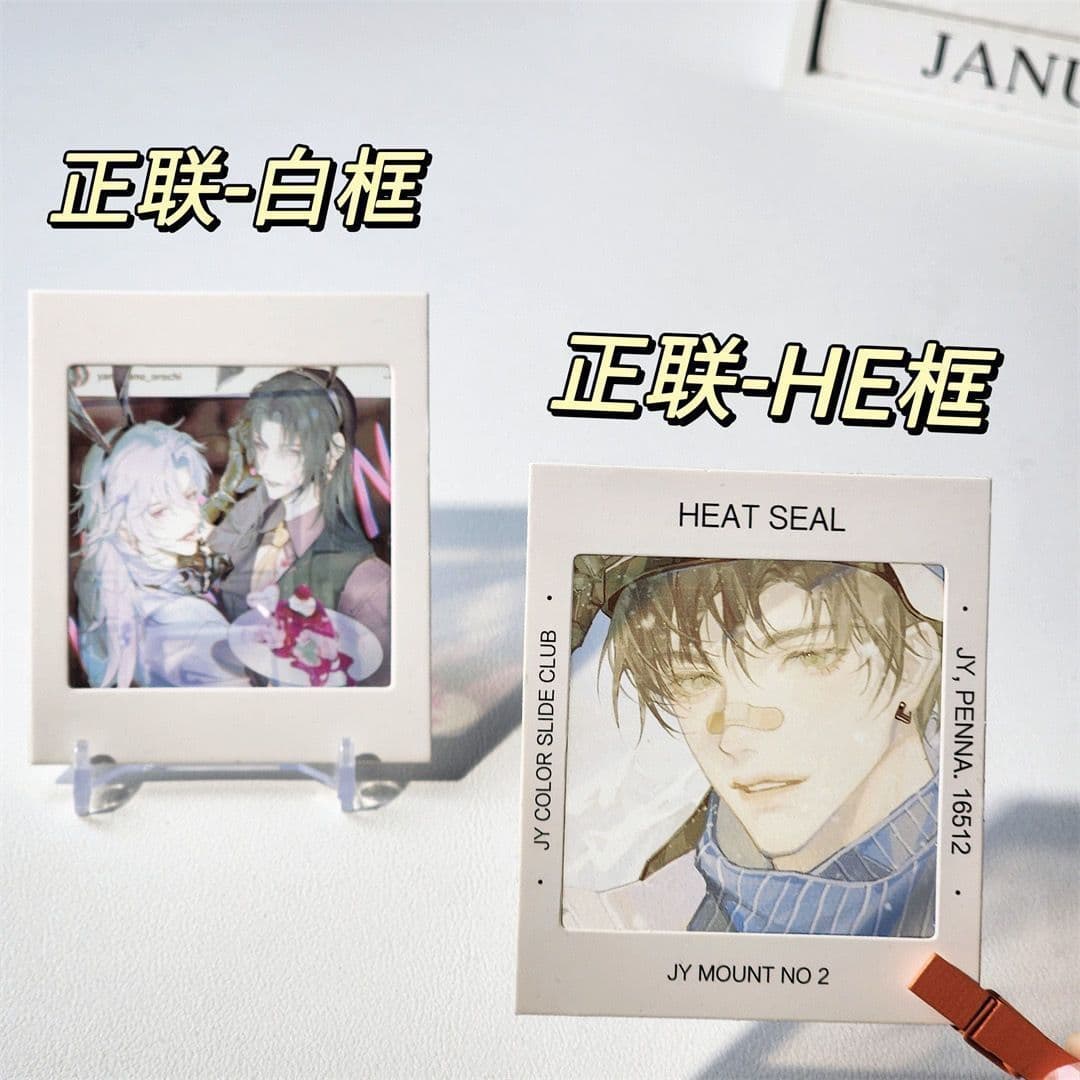 Reversal Film Empty Paper Frame, Reversal Film Positive Strip Bookmark, Ins Style Transparent Card Clip Paper Film