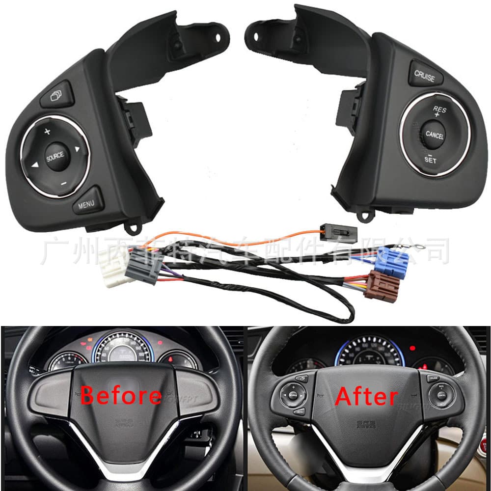 Multifunction Steering Wheel Button Modification for Honda 2012-2018 Crider CRV Cruise Control