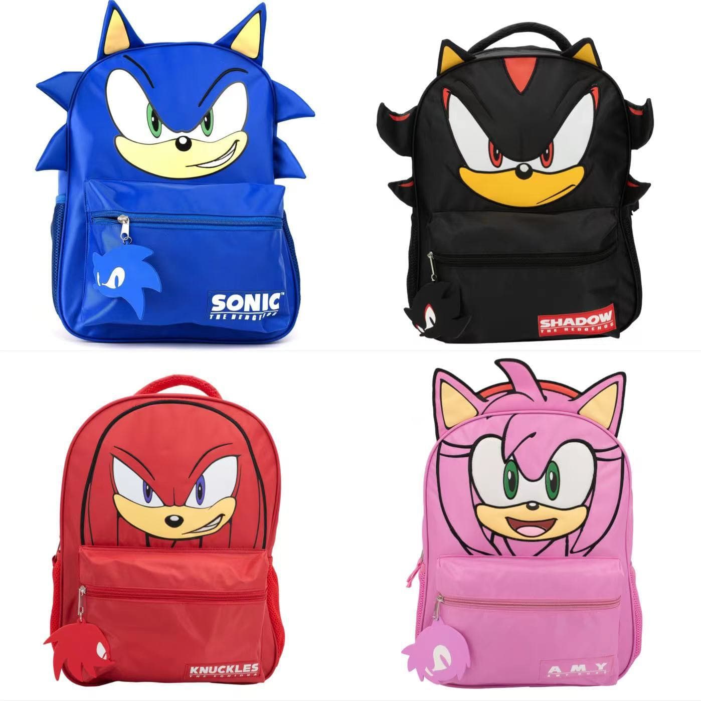 Sonic student backpack size student universal male and female school bag cartoon Sonic the Hedgehog mother-in-law bag
