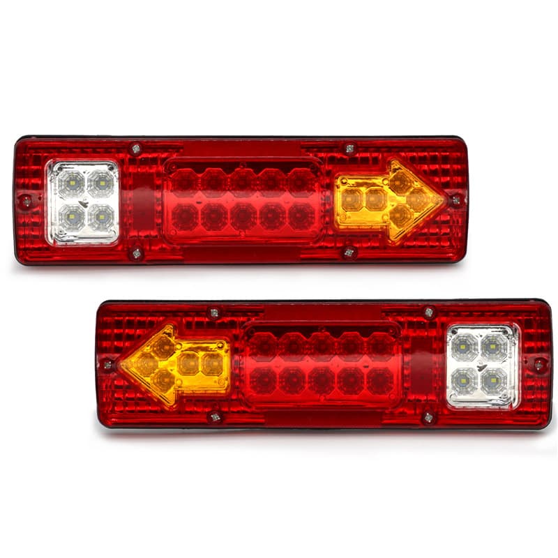 12V 19LED Car Tail Light Truck Electronic Rear Light 19LED Rear Light 24V Arrow Tail Light