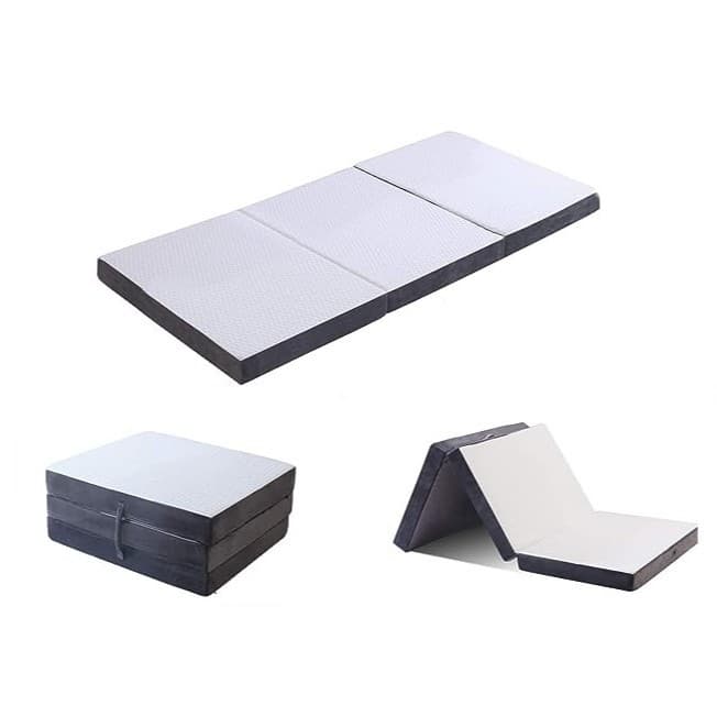 Cross-border Amazon Roll Pack Zero Pressure Mattress Topper High Density Foam Thin Pad Soft Slow Rebound Memory Foam Mattress