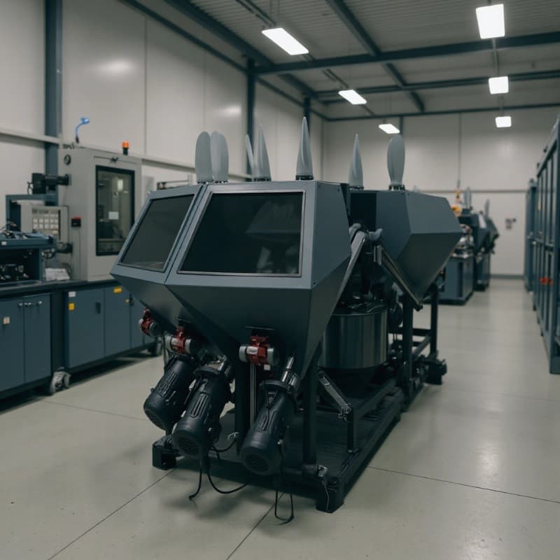Intelligent Formulation Machine, Multiple Powders with Individual Scales for Automatic Metering and Ratio, Auto-Calibration and Zeroing, Dust-Free and Anti-Dust