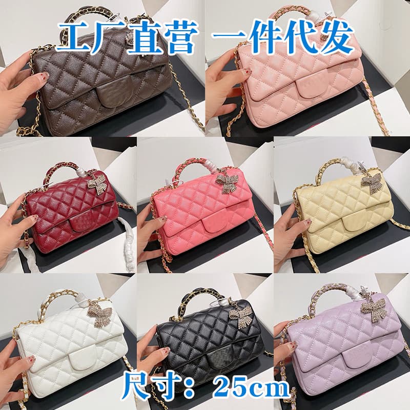 Cross-border Exclusive Single-Shoulder Bag Crossbody Bag Diamond Quilted Luxury Style Factory Direct Hot-Selling Exclusive Cross-Border Women's Bag Handbag