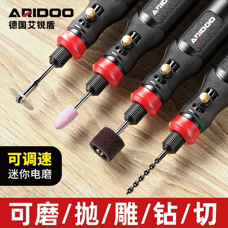 Portable Small Electric Grinding Polishing Machine Handheld Carving Tool For Wood Engraving Mini Drill Hand Grinder