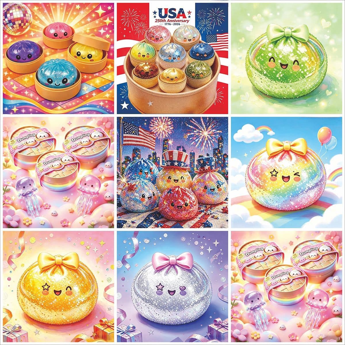 Hot Selling Diamond Painting, Amazon Foreign Trade Diamond Art, USA Diamond Sticker Decoration