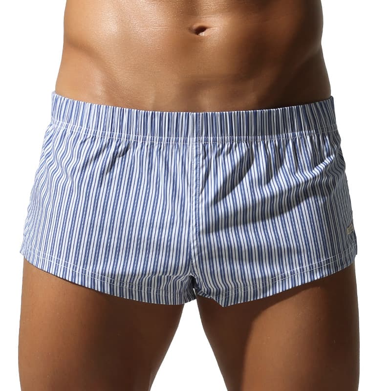TAUWELL Men's Vertical Stripe Loose Home Shorts Casual Lounge Pajama Shorts Wholesale