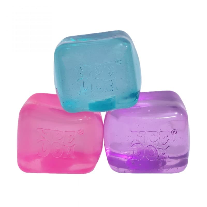 TPR Stress Relief Squeeze Cube NeeDoh Nice Cube Schylling Decompression Sensory Squeeze Toy