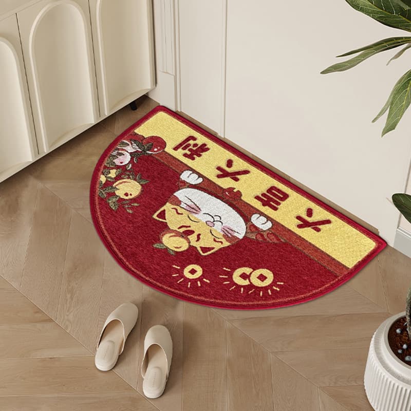 Home Doormat Dust-Repellent Anti-Slip Foot Mat for Entry Door, Multi-Size Outdoor Hallway Floor Mat