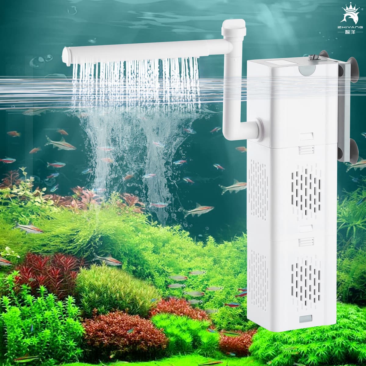Aquarium Filter Water Pump Submersible Internal Filter New White EU US Standard for Amazon