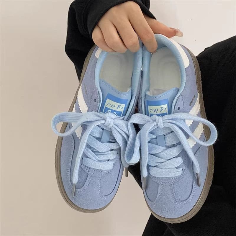 Vintage German Training Shoes for Women 2025 Spring New White Sneakers Ins Fashion Versatile Niche Student Casual Sports Board Shoes