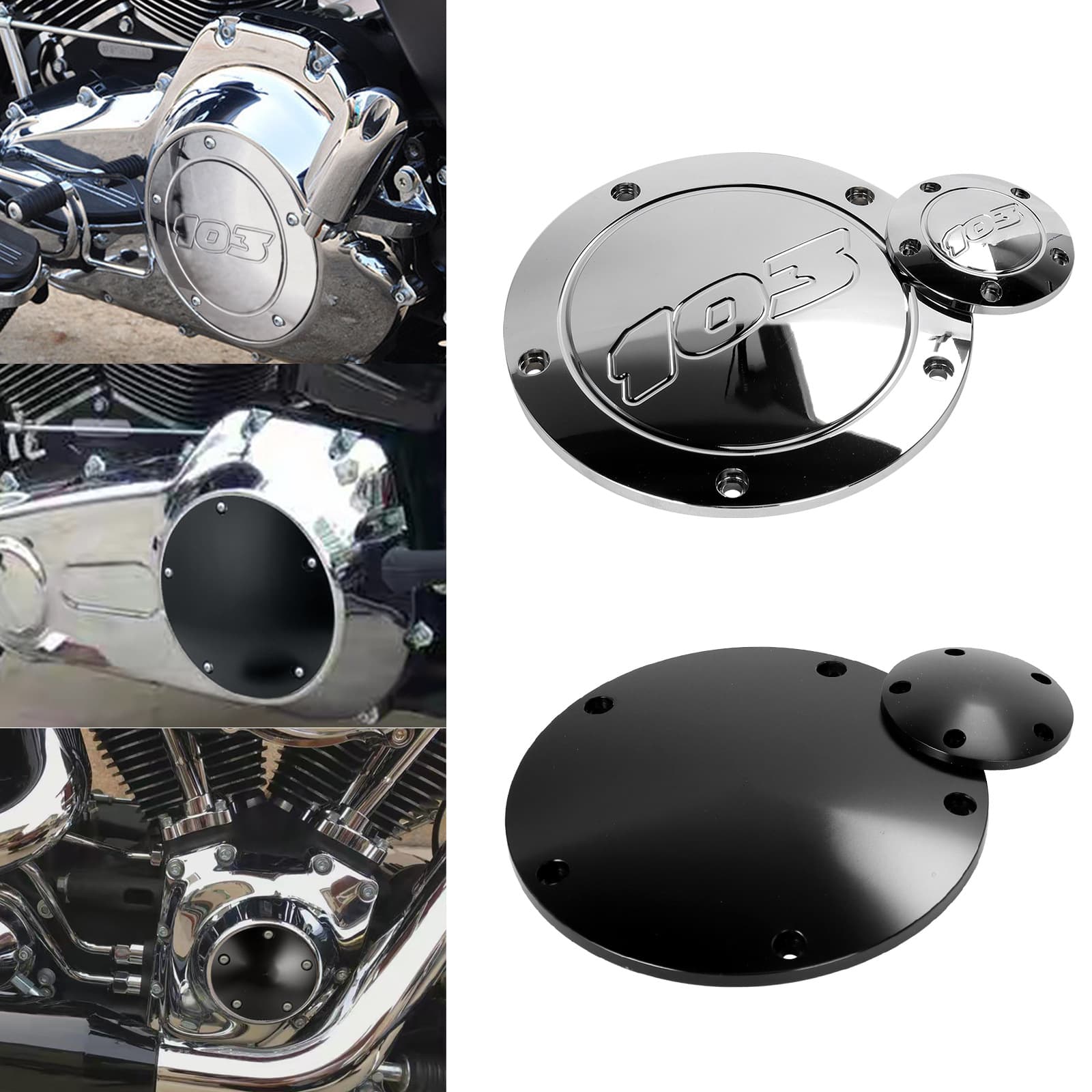 Motorcycle CNC Modified Engine Side Cover Engine Cover Dyna Street Glide Softail
