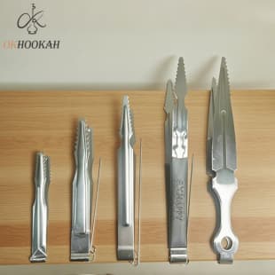 Stainless Steel Arabic Hookah Charcoal Tongs, Multiple Options Available, Hookah Accessories