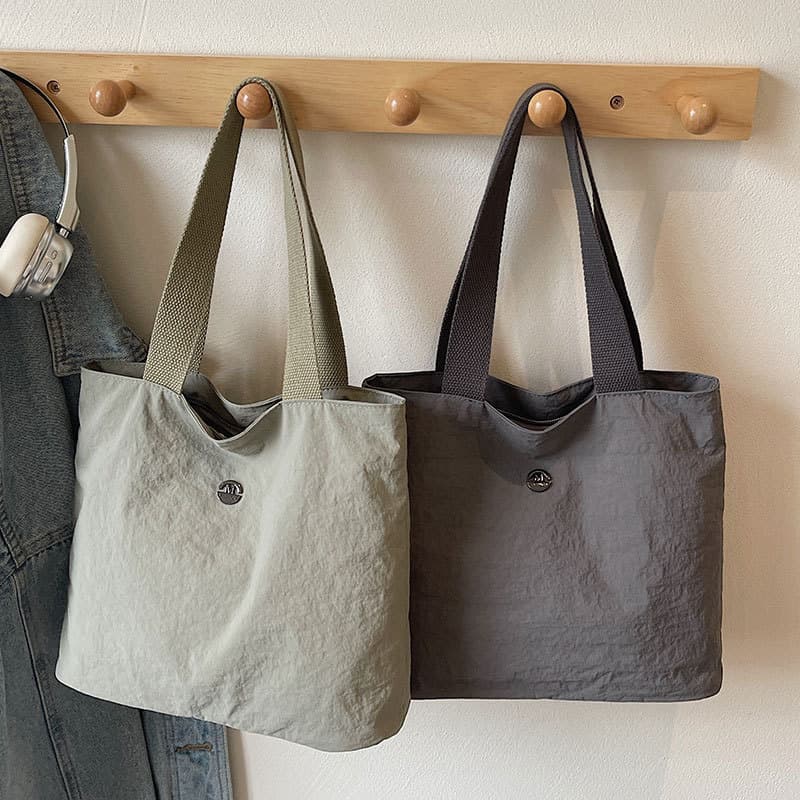 Casual Lightweight Simple Canvas Bag New Women's Handbag Versatile Tote Bag Book Bag Bento Ins Mini
