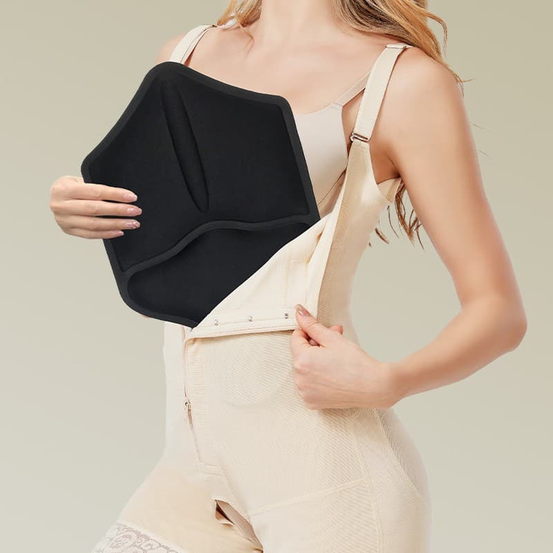 Abdominal and back support plate liposuction after EVA lumbar and abdominal ring suction, pressure pad after abdominal back liposuction