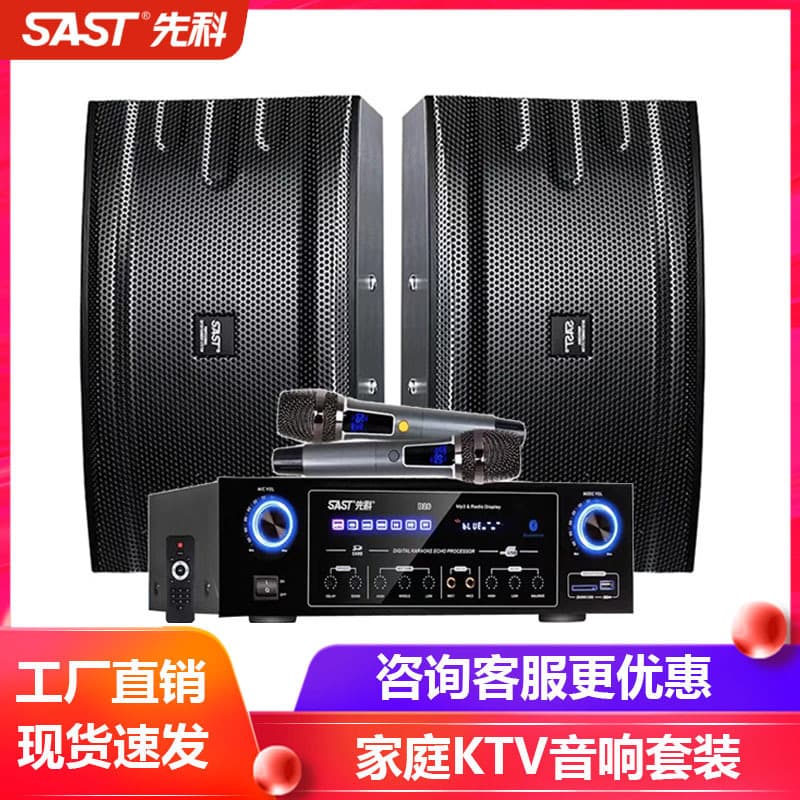 SAST/Xianke Home KTV Karaoke Speaker Set Stage KTV Home Singing Karaoke High Power Speakers