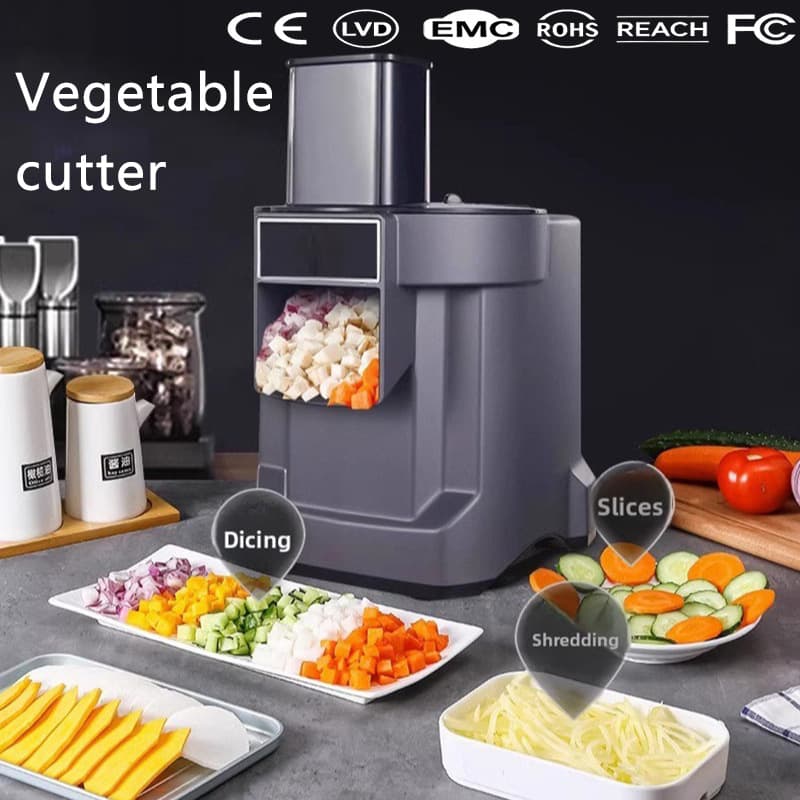 Cross-border Special Supply Dicer, Shredder, Slicer, Vegetable Chopper, Multi-functional Vegetable Cutting Machine, 110V