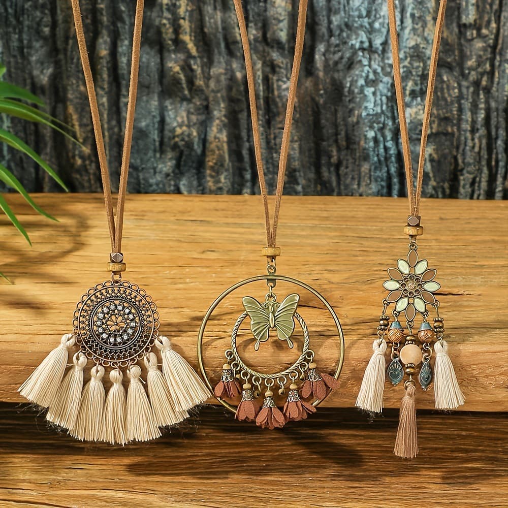 2025 New Cross-Border Drop Shipping Bohemian Necklace Bohemian Ethnic Style Women's Necklace