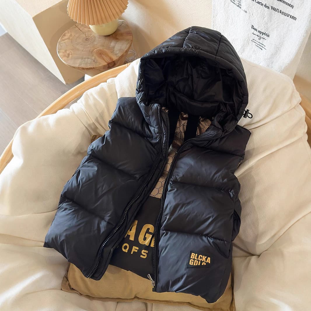 Children's Down Vest Winter New Boys' and Girls' Baby Thickened Waistcoat Infant Casual Warm Children's Vest