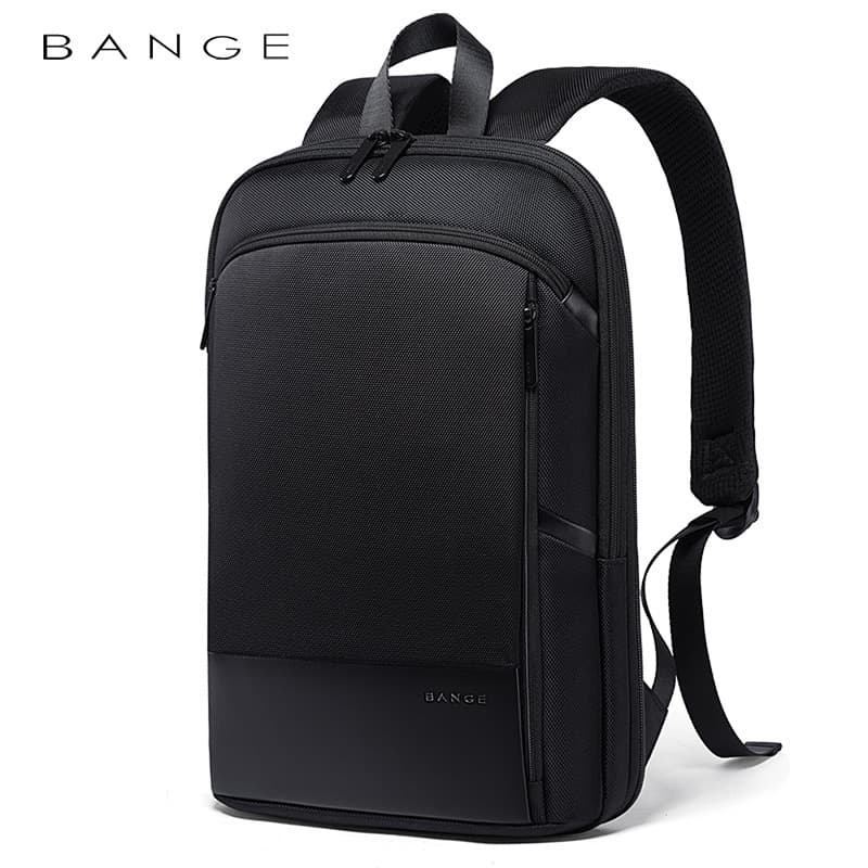 Bange Ultra-Thin Expandable Laptop Backpack for Men, Large Capacity, Multi-functional Business Waterproof Backpack