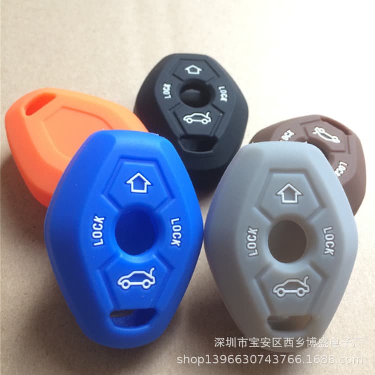 Silicone Key Case Cover for X3 X5 Z3 Z4 Z3 Z5 Z7 Series E38 E39 E46 E83 Without Logo